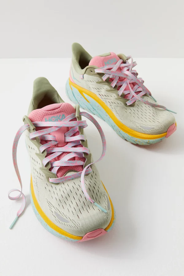 HOKA CLIFTON 8 MEN RUNNING SHOES (Seaweed / Green Tea)