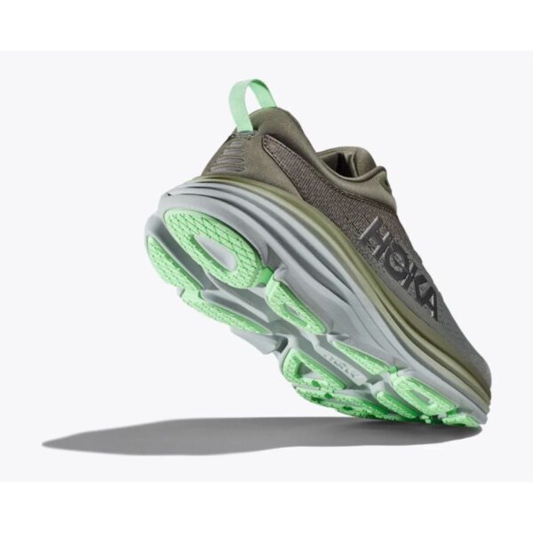 HOKA BONDI 8 MEN'S RUNNING SHOES (Olive Haze/mercury)
