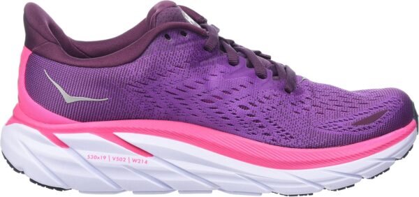 HOKA CLIFTON 8 WOMEN'S RUNNING SHOES (Purple)