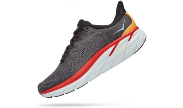 HOKA CLIFTON 8 WOMEN'S RUNNING SHOES (Grey)