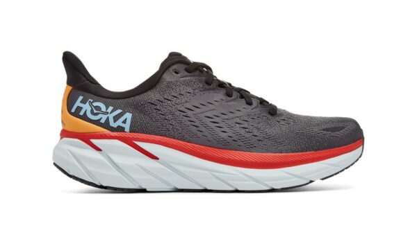 HOKA CLIFTON 8 WOMEN'S RUNNING SHOES (Grey)